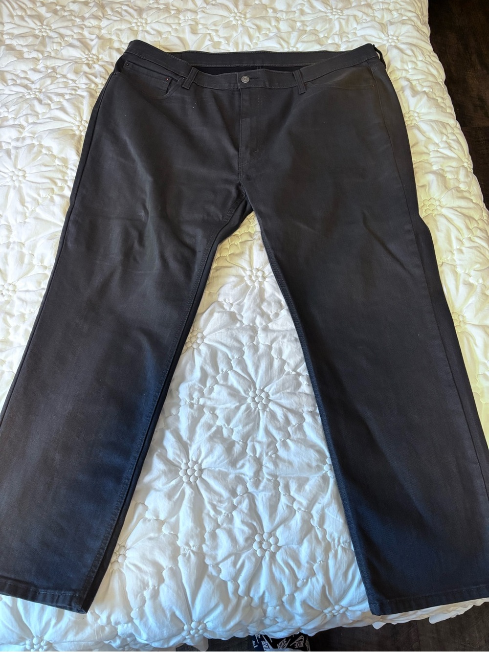 Levi's Dark Grey Straight Jeans